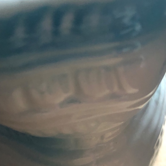 Vintage baby bootie , ceramic planter holder, newborn baby gift, baby shower - Picture 5 of 7